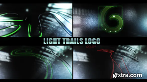 Videohive Light Trails Logo 11165977