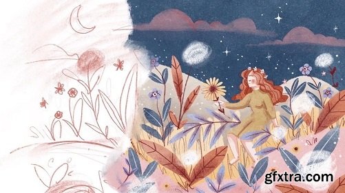 Create a World of Your Own: Illustrating a Floral Scene