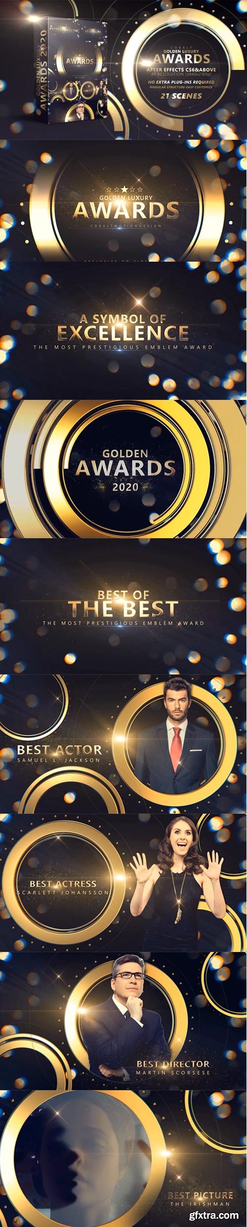 Videohive - Cobalt Golden Luxury Awards 4K - 29533719