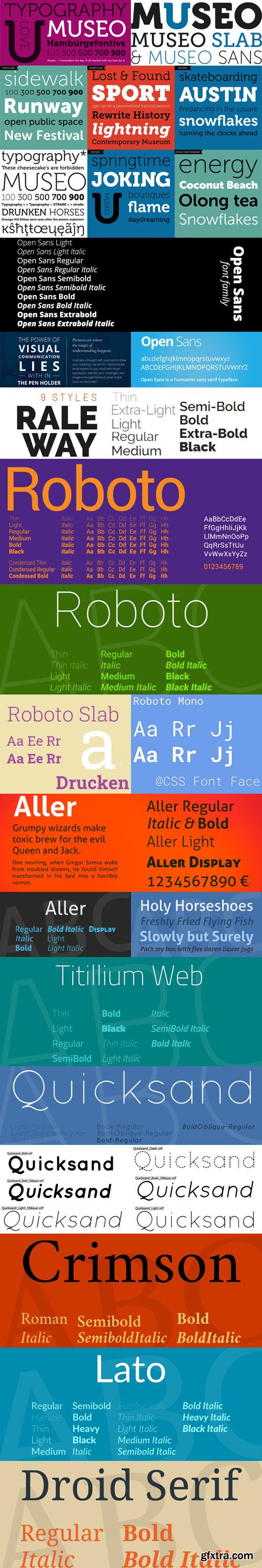 Top 10 Fonts Collection + Webfonts