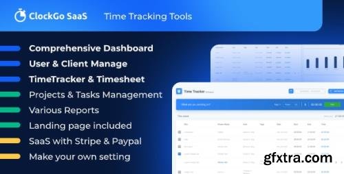 CodeCanyon - ClockGo SaaS v2.0.0 - Time Tracking Tool - 29855775 - NULLED