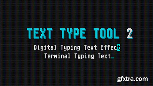 Videohive Text Type Tool 2 20305345