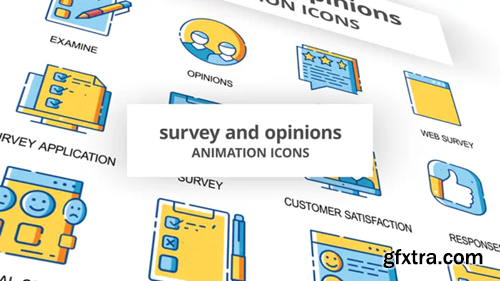 Videohive Survey & Opinions - Animation Icons 30261028
