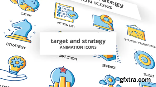 Videohive Target & Strategy - Animation Icons 30261077