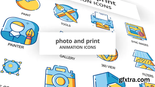 Videohive Photo & Print - Animation Icons 30260968