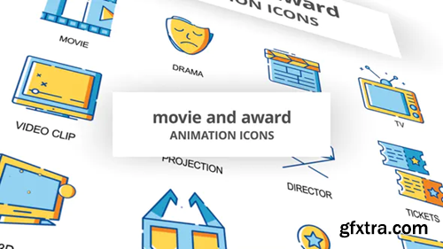Videohive Movie & Award - Animation Icons 30260916