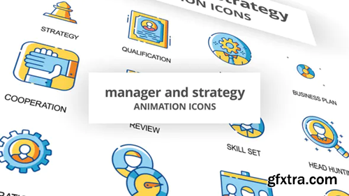 Videohive Manager & Strategy - Animation Icons 30260884