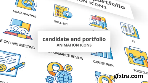 Videohive Candidate & Portfolio - Animation Icons 30260773