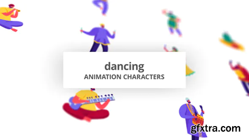 Videohive Dancing - Character Set 30142935