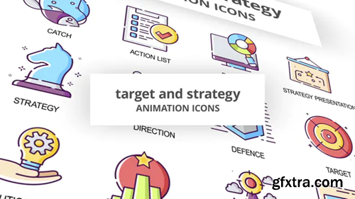 Videohive Target & Strategy - Animation Icons 30041906