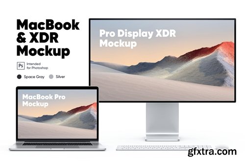Macbook Pro & Pro Display XDR Mockups