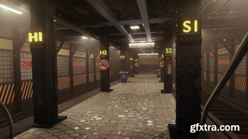 Turbosquid - Subway Station
