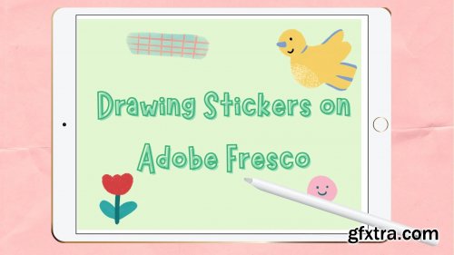 Intro to Adobe Fresco: Drawing Stickers with Pixel Brushes!