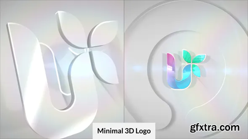 Videohive Minimal 3D Logo Reveal 30017933