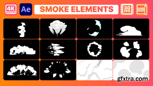 Videohive Smoke Elements And Titles | After Effects 30148049