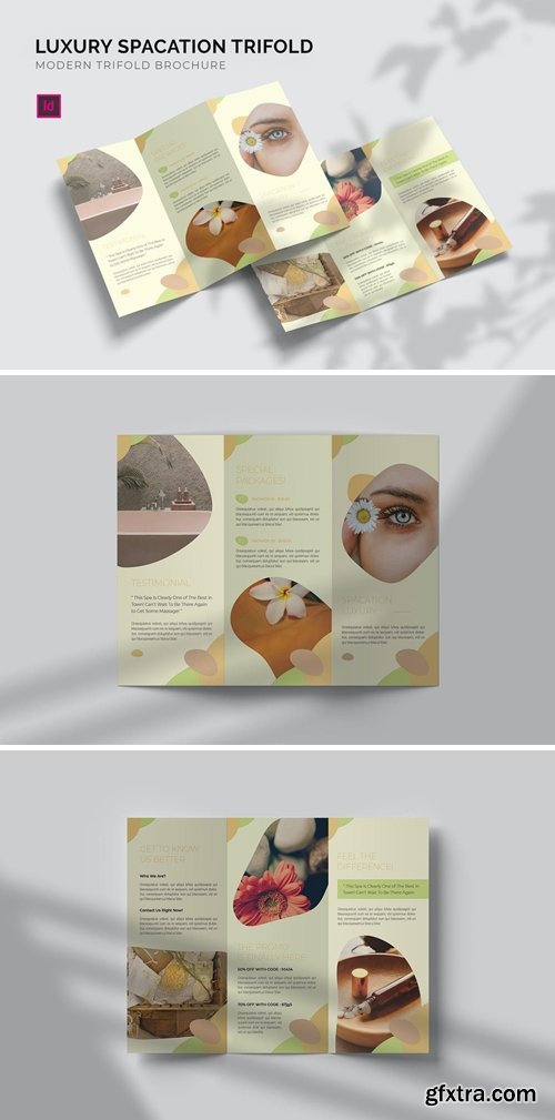 Luxury Spacation - Trifold Brochure