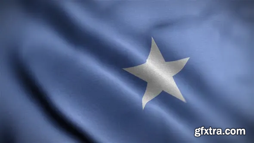 Videohive Somalia Flag Textured Waving Close Up Background HD 30306038