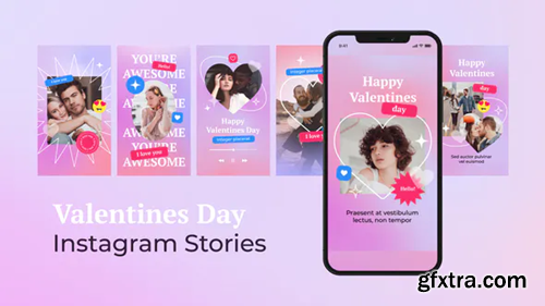 Videohive Valentines Day Love Instagram Stories 30313104