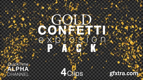 Videohive Gold Confetti 30080147