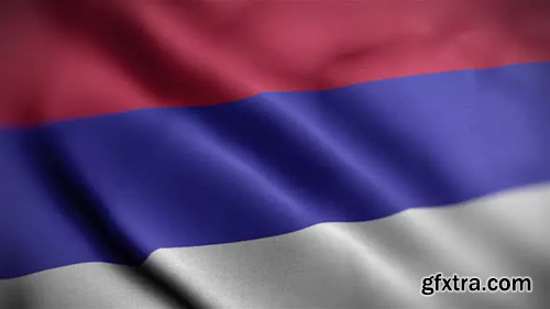 Videohive Republic Of Srpska Flag Textured Waving Close Up Background HD 30306123