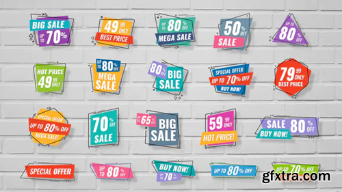 Videohive 20 Sale Banners 23841572
