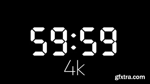 Videohive 4k Countdown 60 Minutes 30310313