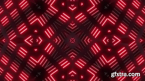 Videohive 4k Red Neon Vj Backgrounds Pack 30311977