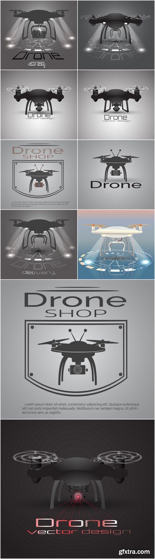 Delivery drone - 10xEPS