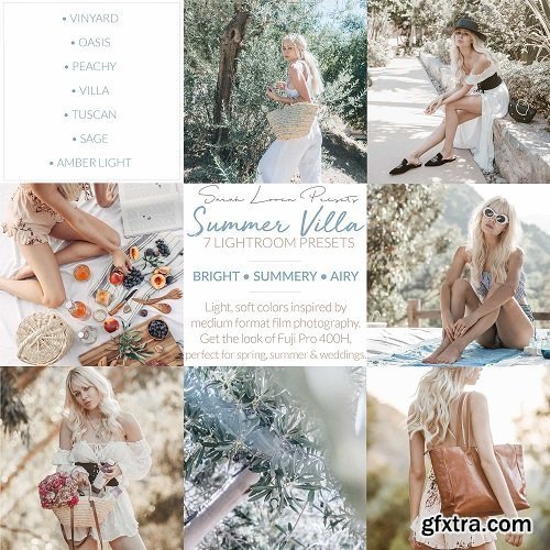 Sarah Loven - Summer Villa Pack | Desktop Presets