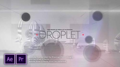 Videohive - Droplet Circles Parallax Slideshow - 30265403