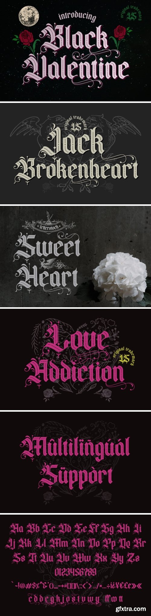 Black Valentine Font