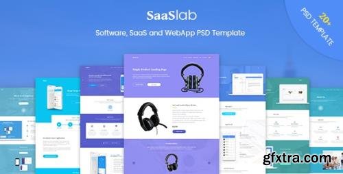 ThemeForest - SaaSLab v1.0 - Software SaaS and WebApp PSD Template - 20281797