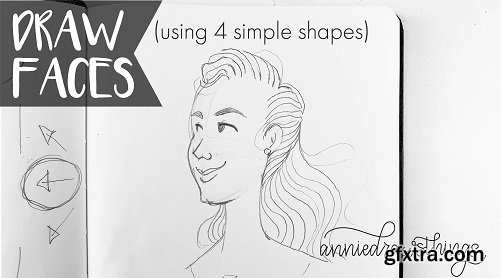 Learn to Draw Faces with 4 Simple Shapes