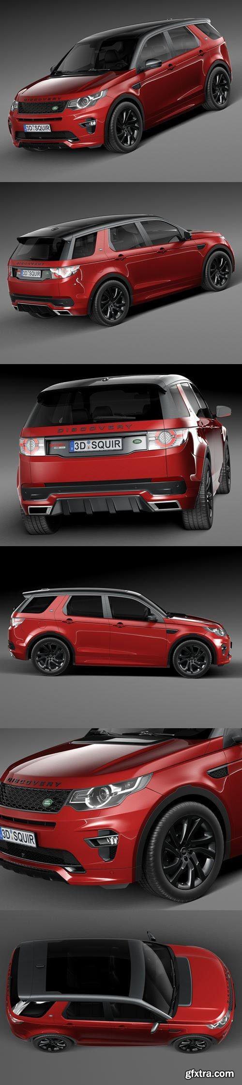 Land Rover Discovery Sport Dynamic 2016 3D Model