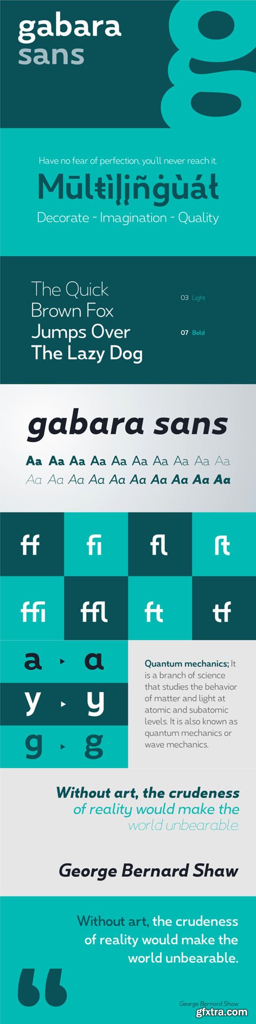 Gabara Sans - Dynamic Sans Serif Font Family [4-Weights]