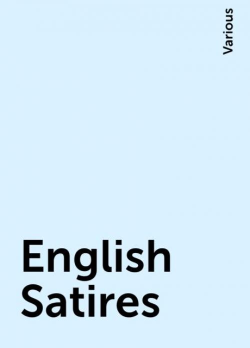 English Satires - Various
