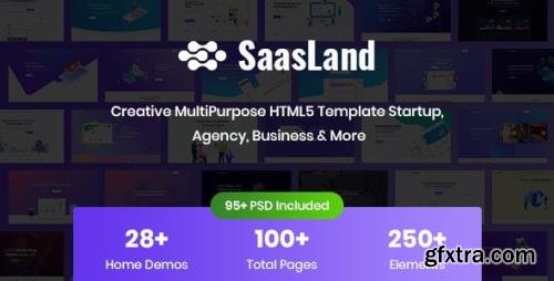 ThemeForest - SaasLand v1.0 - Creative HTML5 Template for Saas, Startup & Agency (Update: 24 July 20) - 22712080