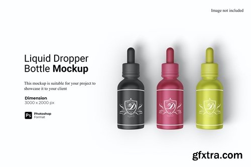 Liquid Dropper Bottle Mockup