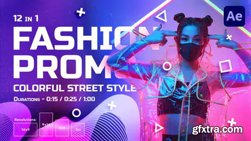 Videohive Colorful Street Style Fashion Promo 30028028