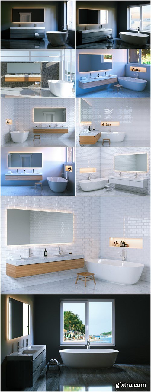 Design of the Bathroom - 10xHQ JPEG