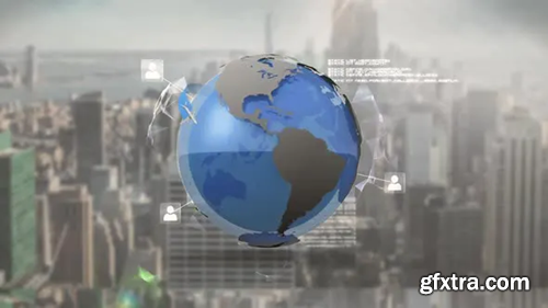 Videohive Global communications and travel 30215645