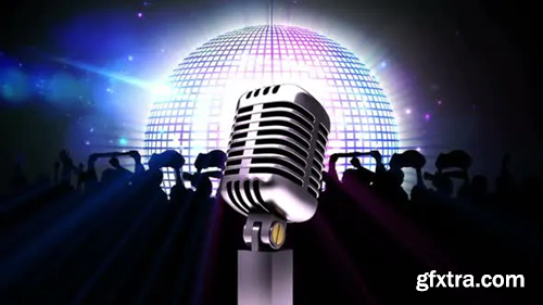 Videohive Microphone and disco ball 30216130
