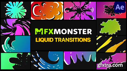 Videohive Liquid Transitions | After Effects 30545710