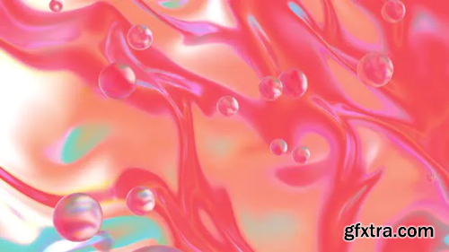 Videohive Multicolored wave flowing cloth 30495439