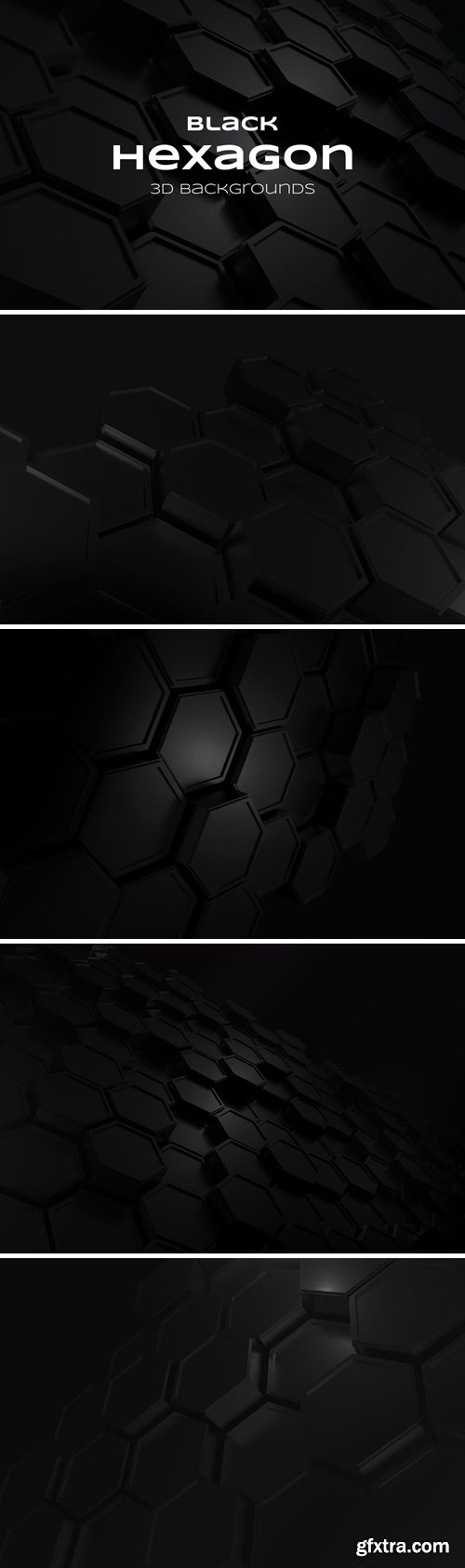 Black Hexagon Backgrounds