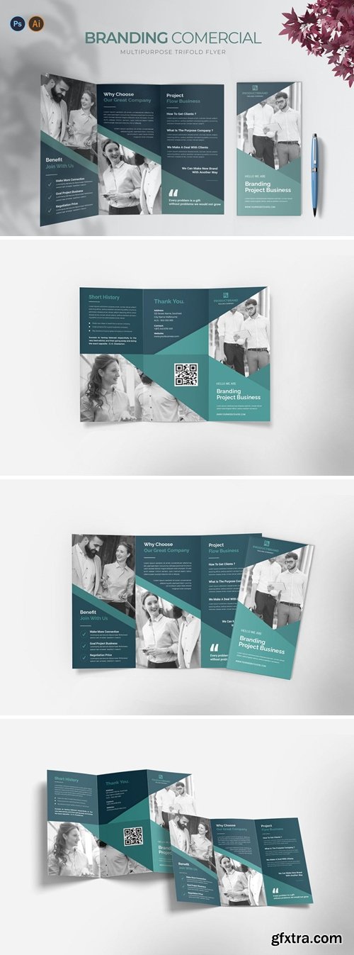 Branding Commercial – Trifold Brochure