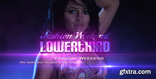 Videohive Fashion Weekend Lower Third 3894663