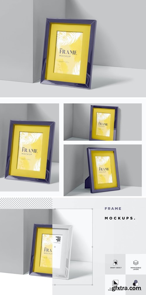 Frame with Stand Mockups