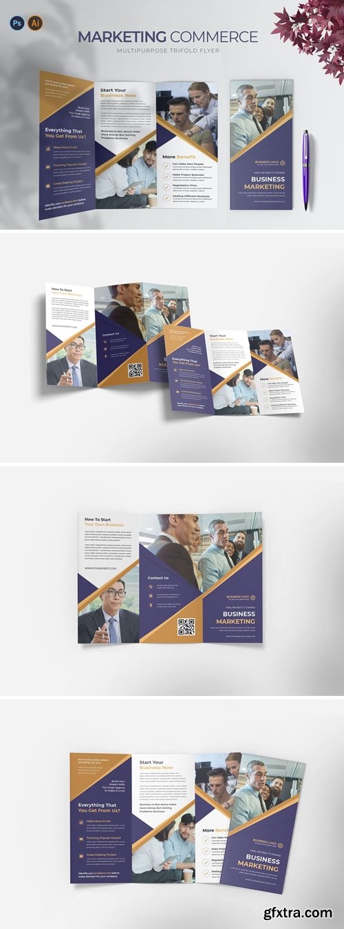 Marketing Commerce – Trifold Brochure