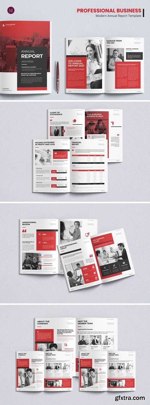 Professional Business – Annual Report Template